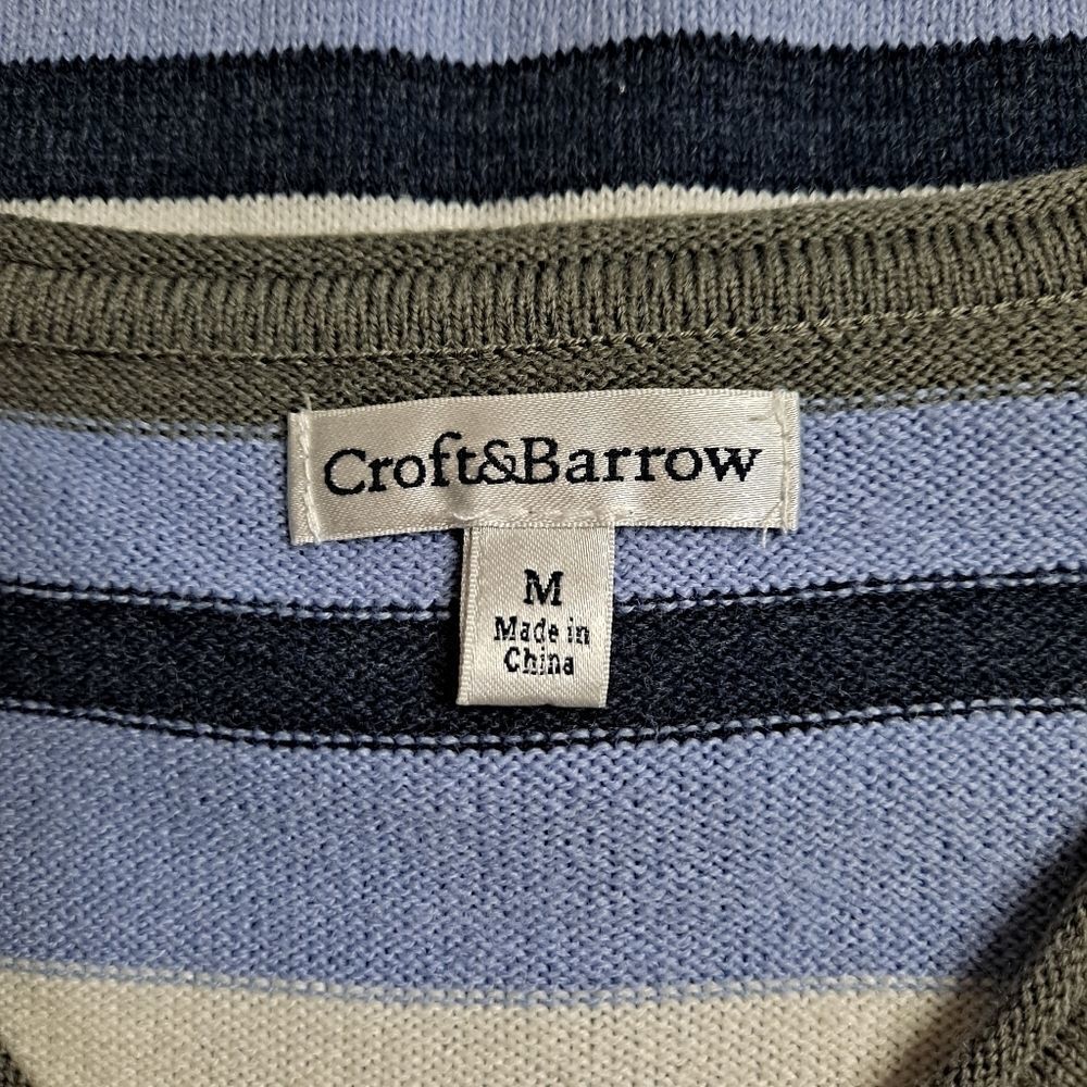 Croft & Barrow Striped Sweater - Picture 4 of 6